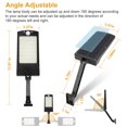 thumbnail image 3 of Moyic Lámpara solar Farol de carretera Iluminación exterior Instalación práctica Conveniencia Bajo consumo Ahorro de energía Alto brillo Control Iluminación y accesorios Negro Moyic HA073597-01B, 3 of 6