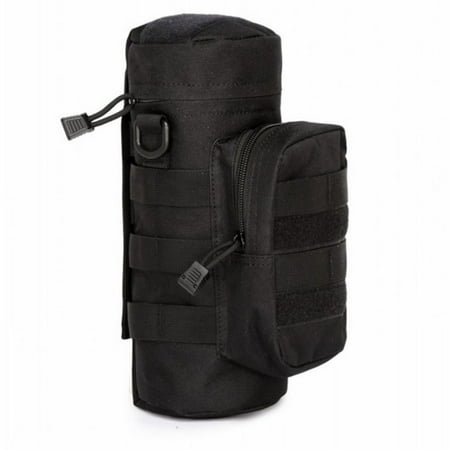 Gear Express Climbing Tactical Bag, Military Water Bottle Bag 600D Nylon Molle Gear Zipper Pouch Holder Attachment Accessory Outdoors Travel Hiking Cycling Climbing ()