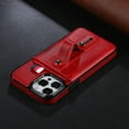 thumbnail image 5 of Dteck iPhone11 pro, Wrist Strap PU Leather Shockproof Handy Belt Case for  iPhone 11 Pro,Red, 5 of 8