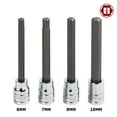 thumbnail image 2 of Powerbuilt 4 Pc. 3/8-Inch Drive Metric Long Reach Hex Bit Socket Set - 647060, 2 of 5