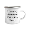 thumbnail image 2 of amangny New Grandson Gifts, I Love My Grandson With All My Heart, Beautiful 12oz Camper Mug For Grandchild From Granddad, Funny grandson gift ideas, Funny gifts for grandson, Funny birthday gifts for, 2 of 2