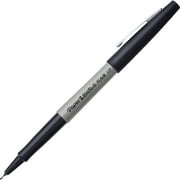Paper Mate Flair Felt Tip Stick Porous Point Marker Pen, 0.4mm, Black Ink/barrel, Dozen