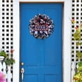 thumbnail image 6 of PALIFEUR 4th of July Wreath, 13.78 Inch Patriotic Wreaths for Front Door, Independence Day Artificial Floral Spring Wreaths Decorations, Red Blue White, 6 of 9