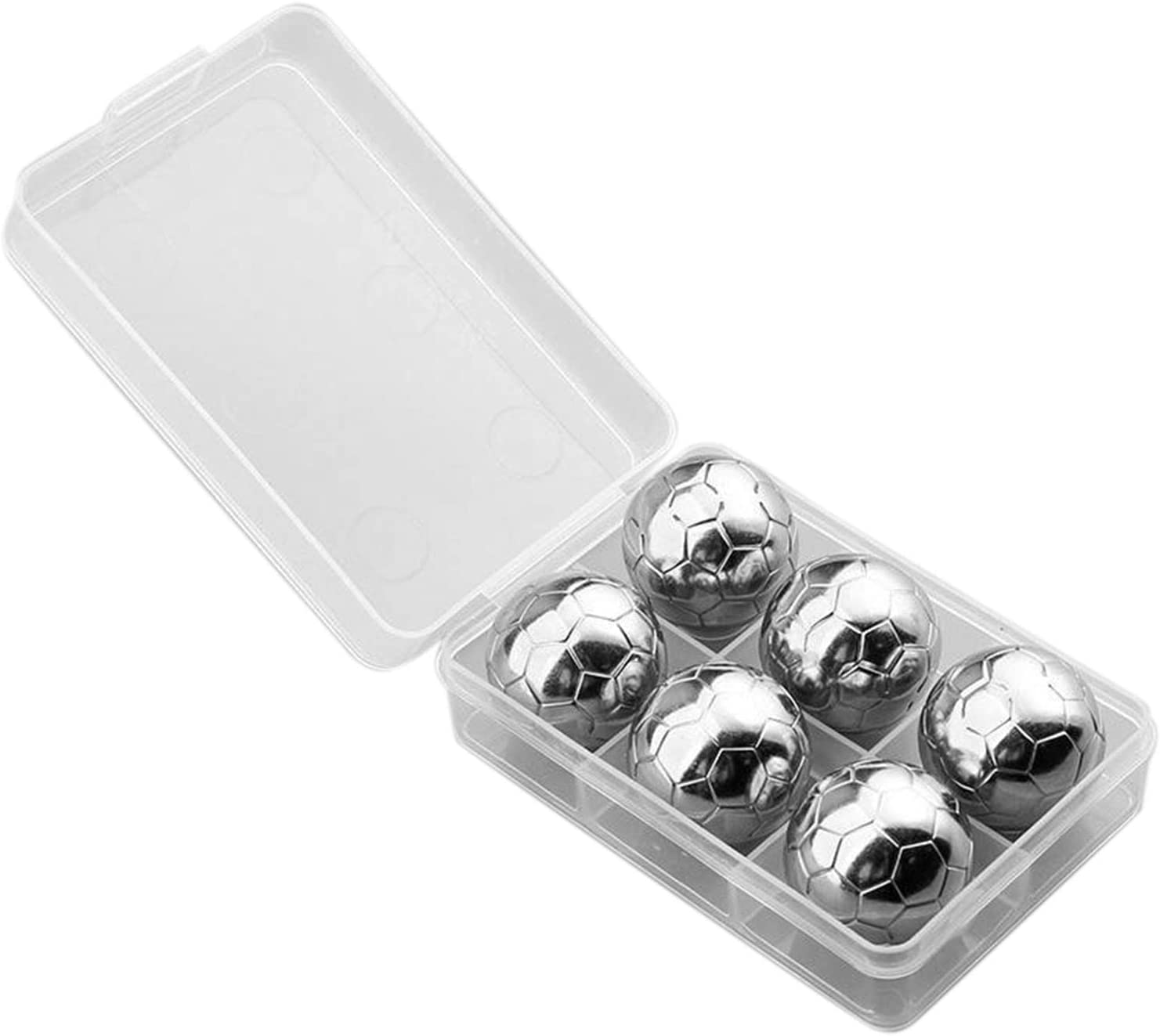 Whiskey Stones Set Reusable Stainless Steel Ice Cubes & Box, Premium