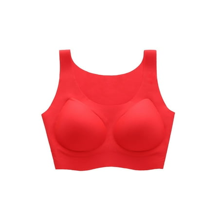 Latex No Steel Rings Nursing Bra Jelly Soft Support Seamless Comfortable Sports Underwear for Women