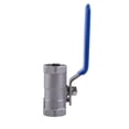 thumbnail image 1 of 1/2 Inch Threaded 1Pc Ball, Valve Female Stainless Steel Ss 304 Bspt For Water Oil Gas, 1 of 9