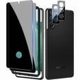 thumbnail image 1 of ccwonima [2+2 Pack] for Samsung Galaxy S22 Plus Privacy Screen Protector [Support Fingerprint ID] + Camera Lens Protector, Tempered Glass Black Film for Galaxy S22 Plus 6.6”, Case Friendly, 1 of 1
