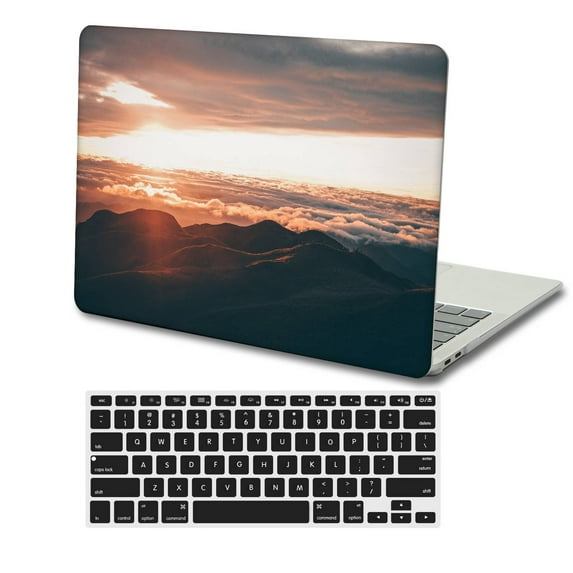 KSK KAISHEK Hard Shell Case Cover Compatible with Newest MacBook Pro 13"( Retina Display, 2016 - 2022) + Black Keyboard Cover Model M1 A2338/A2289/A2251/A2159/A1989/A1706/A1708 Sky Series 1248