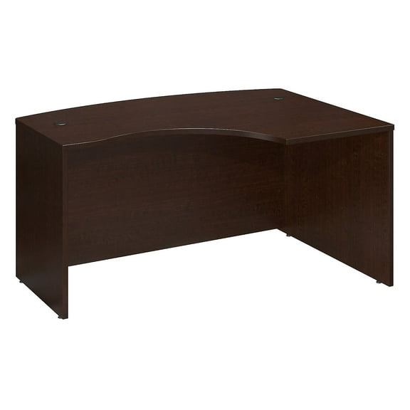 Bush Series C Mocha Cherry 60W x 43D Right Hand L-Bow Desk Shell WC12922