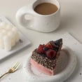thumbnail image 4 of HAOMONZEN Coffee Mug Creative Handmade Fat Handle Mug Ceramic Coffee Mug Cup Oval Plate Personalized Ceramic Cup Saucer for Coffee Tea Milk Cake Home Decor Deals of the Week, 4 of 8
