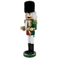 thumbnail image 3 of Northlight 14" Green and White Cymbalist Christmas Nutcracker, 3 of 5