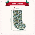 thumbnail image 3 of Lsque Green Leopard Pattern 18 Inch Christmas Stockings, Festive Holiday Stocking for Christmas Decorations Holiday Decor, 3 of 7