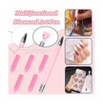 thumbnail image 4 of Kit de 34 Stylos, 2 Stylos Cire Rechargeables avec 32 Pcs Cire, Point de Colle Rotatif (Rose & Blanc), 4 of 5