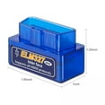 thumbnail image 4 of Bluetooth OBD2 Scanner, Bluetooth Auto Diagnostic Tool OBDII Scanner, Code Reader for iOS & Android, Blue, 4 of 8