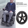 thumbnail image 3 of 2 Pcs Roues avant de Fauteuil Roulant Marcheur Antidérapant Roulettes de Remplacement, 3 of 8