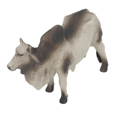 Wnvivi Outdoor Cow Statue Garden Decor,Cute Resin Cow Garden Statue Mini Cattle Figurine,Resin Cow Statue For Home Garden Bonsai Decoration(A2