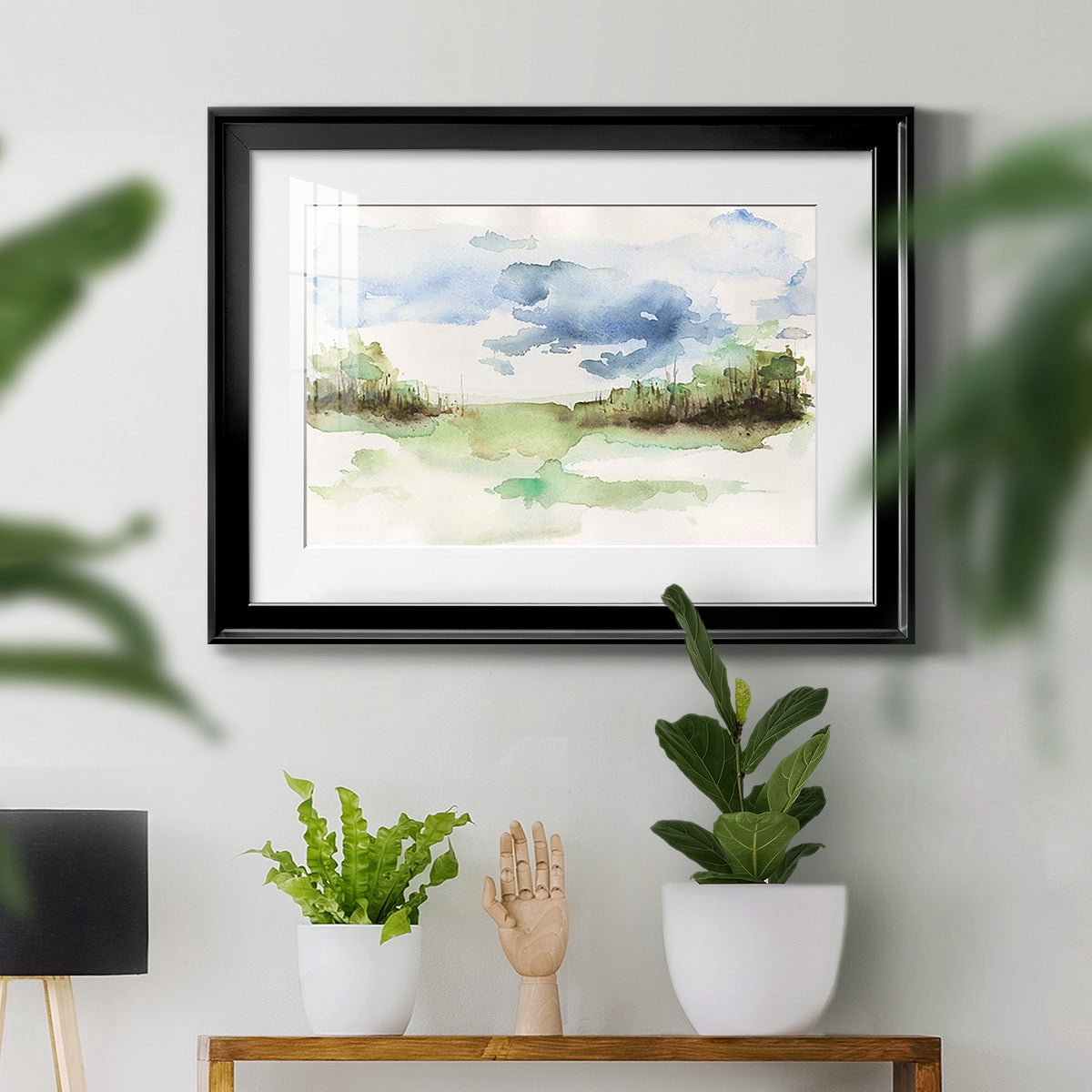 Brush Thickets I Premium Framed Print - Ready to Hang