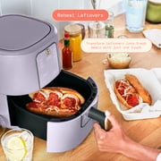 Beautiful 3 Qt Air Fryer with TurboCrisp Technology, EverGood Ceramic Nonstick Coating, Lavender by Drew Barrymore
