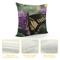 BCIIG Butterfly Flower Nature Graphic Decorative Cushion Throw Pillow