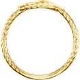 thumbnail image 2 of FB Jewels 14K Yellow Gold Rope Knot Ring Size 7, 2 of 2