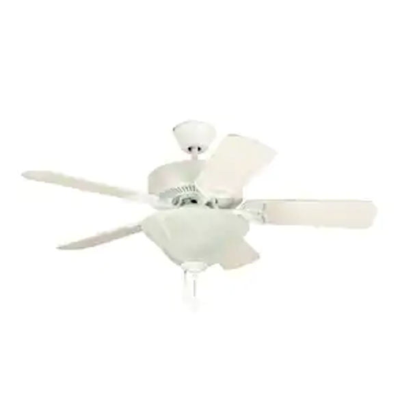 Craftmade Builder Deluxe 42 in 5-Blade Ceiling Fan with 3-Light Kit 