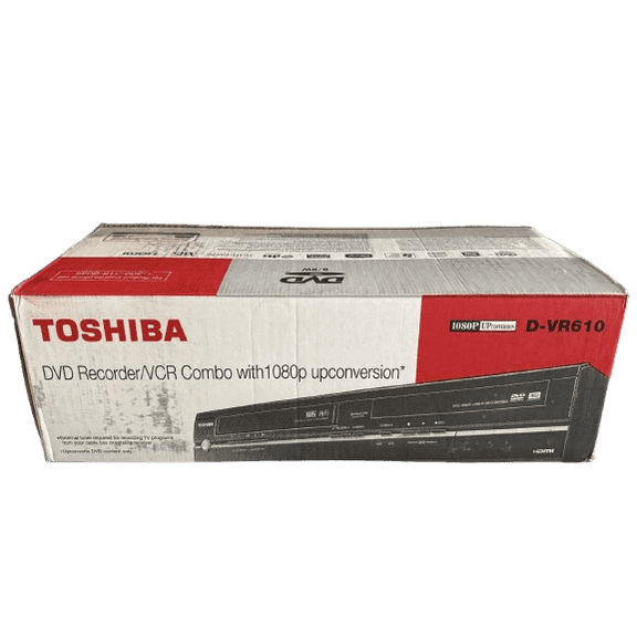 Toshiba DVR610 DVD/VCR Combo Recorder Upconverting 1080p