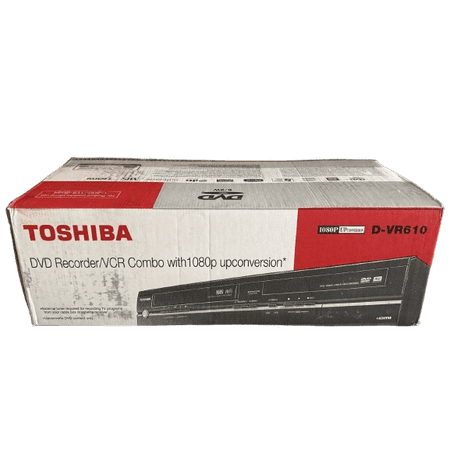 Toshiba DVR610 DVD/VCR Combo Recorder Upconverting 1080p