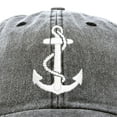 thumbnail image 2 of DALIX Anchor Hat Sailing Baseball Cap Women Beach Gift Boating Vintage in Black, 2 of 7