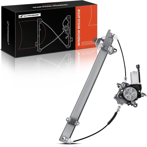 A-Premium Power Window Regulator with Motor Replacement for Nissan Frontier Xterra 2005-2015 Pathfinder Suzuki Equator (2 Pins Only) Front Left Driver Side