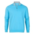 thumbnail image 3 of Boxercraft BM5205 Men's Alumni Qtr Zip-Pacific Blue-M, 3 of 4