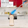 thumbnail image 3 of Bottle Brushes For Cleaning, Kitchen Brush With Non-Slip Handle, Silicone(Blue), 3 of 5