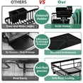 thumbnail image 4 of Dish Drying Rack,Large Dish Rack for Kitchen Counter,Dish Drainer with Removable Cutlery Holder Swivel Drainage Spout, Anti-Rust Dish Plate Rack, 4 of 7
