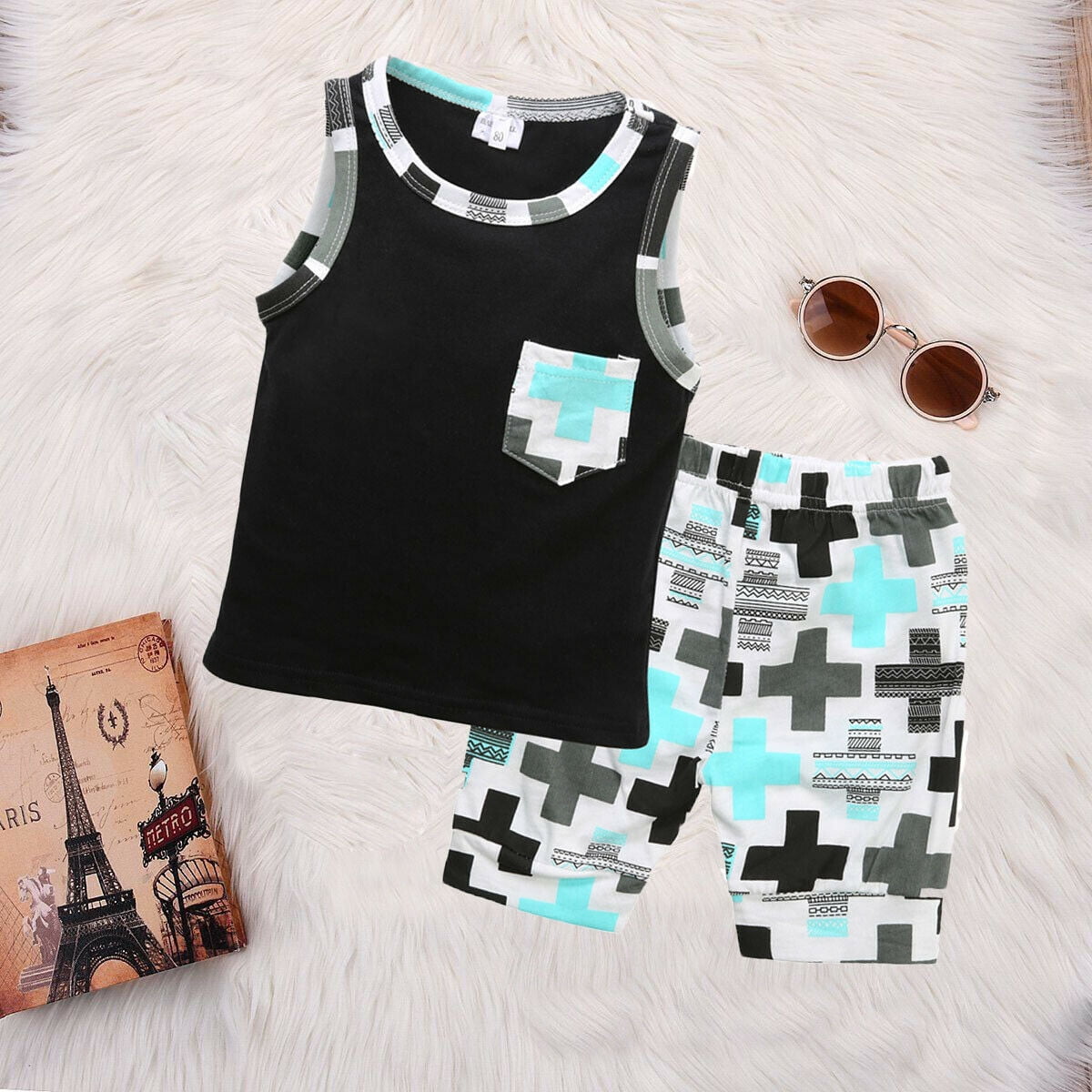 baby boy shirt vest