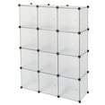thumbnail image 6 of 12-Cube Storage Shelf Cube Shelving Bookcase Bookshelf Organizing Closet Toy Organizer Cabinet White Color, 6 of 8