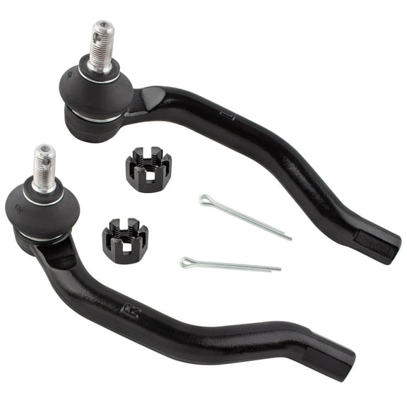 BOXI 2pcs Front Outer Tie Rod Ends Fit for Honda Civic 2006 2007 2008 2009 2010 2011 1.8L 2.0L l4 | ES800374 ES800373