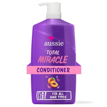 Aussie Total Miracle 7 Benefits Hair Conditioner for Damaged Hair, for All Hair Types, Paraben-Free, 26.2 fl oz 778 ml