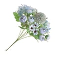 thumbnail image 2 of Flores artificiales de seda azul ultrarrealistas para fotografía, bodas y decoración del hogar, 2 of 8