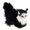 Black, variant on Simulation Cat Toy Plush Animal Toy Stuffed Cat for home Decorations Brown