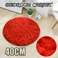 thumbnail image 2 of Home Decor Soft Bath Bedroom Non-Slip Floor Shower Rug Yoga Plush Round Mat, 2 of 2