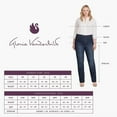 thumbnail image 5 of Gloria Vanderbilt Womens Amanda Classic Straight Leg Jeans, Blue, 4, 5 of 5