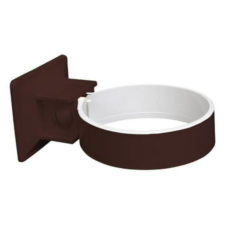 Classic 2.5 in. Brown Vinyl Downspout Bracket