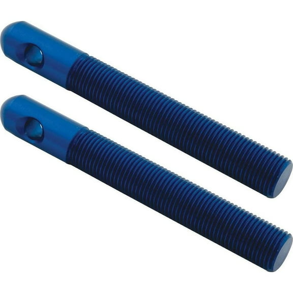 Allstar Performance Alum Hood Pins 1/2in 1/4in Holes Blue 2pk