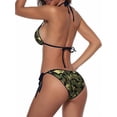thumbnail image 4 of Top-kevin Fashion Boxing Bikini Women Halterneck Top and Set Swimsuits Beach Swimming Black, 4 of 12