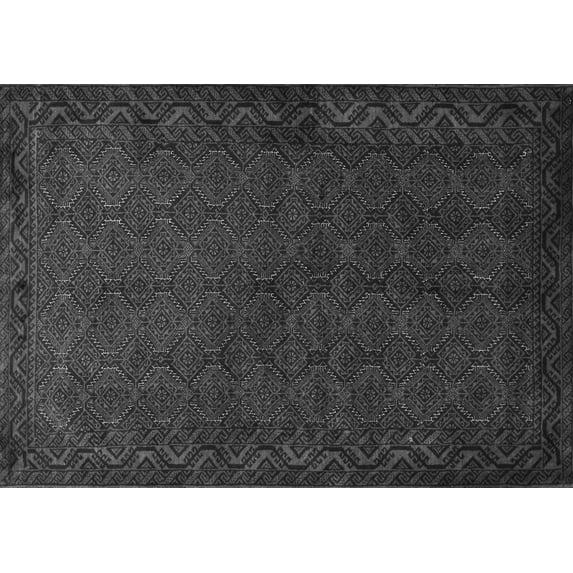 Ahgly Company Indoor Rectangle Persian Gray Traditional Area Rugs, 3' x 5'