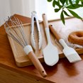 thumbnail image 2 of Egg Whisk Effortless High Temperature Resistance Silicone Flour Cream Baking Utensil Cooking Tool, 2 of 8