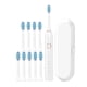 thumbnail image 4 of Cepillo de dientes eléctrico con 10 cabezales de cepillo 6 modos de limpieza 42000 RPM IPX7 Resistente al agua USB recargable para adultos Blanqueamiento Limpieza profunda Dientes sensibles Batería, 4 of 7