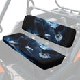 thumbnail image 2 of HUIACONG Eagles UTV Seat Covers Waterproof Polyester Breathable 4 Wheeler Seat Cover Non-Slip Soft for Kawasaki Mule 3010, 2 of 7