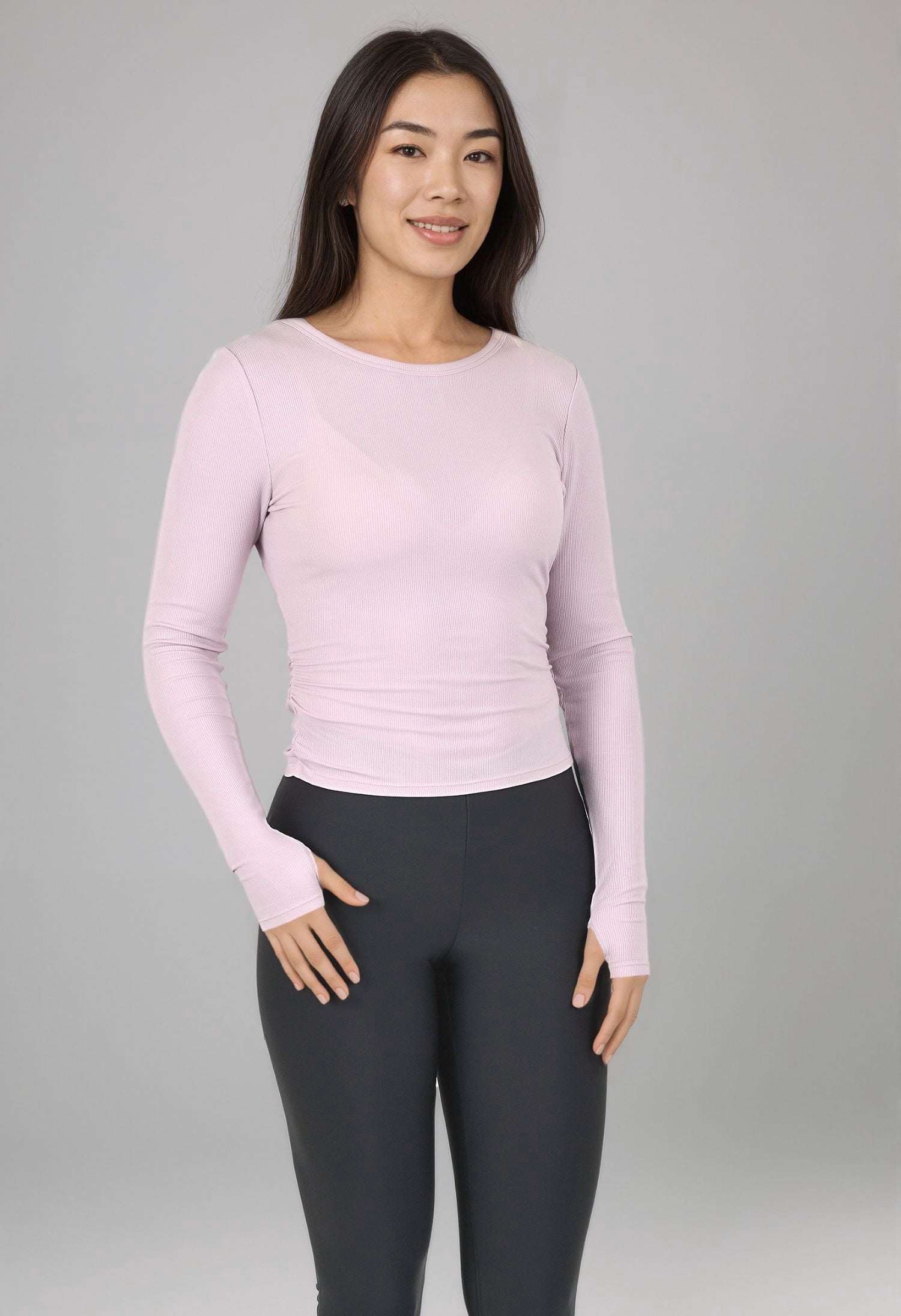 Avia Women's Reversible Wrap Top with Long Sleeves, Sizes XS-XXXL