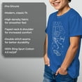 thumbnail image 6 of Boy's Star Wars Star Ship Meeting Graphic Tee Royal Blue Medium, 6 of 9