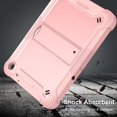 thumbnail image 6 of ELEHOLD Rugged Case for Kindle Fire HD 8 & HD 8 Plus Tablet (12th Generation 2022 Model), Full Body Drop Protection Kickstand Back Cover for Kids, Rosegold, 6 of 6